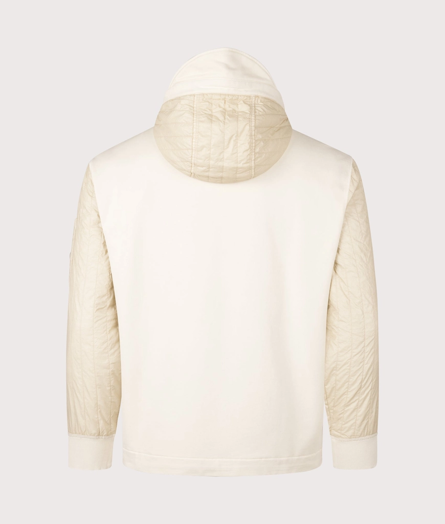 CP Company Mens Diagonal Raised Fleece Full Zip Hooded Sweatshirt